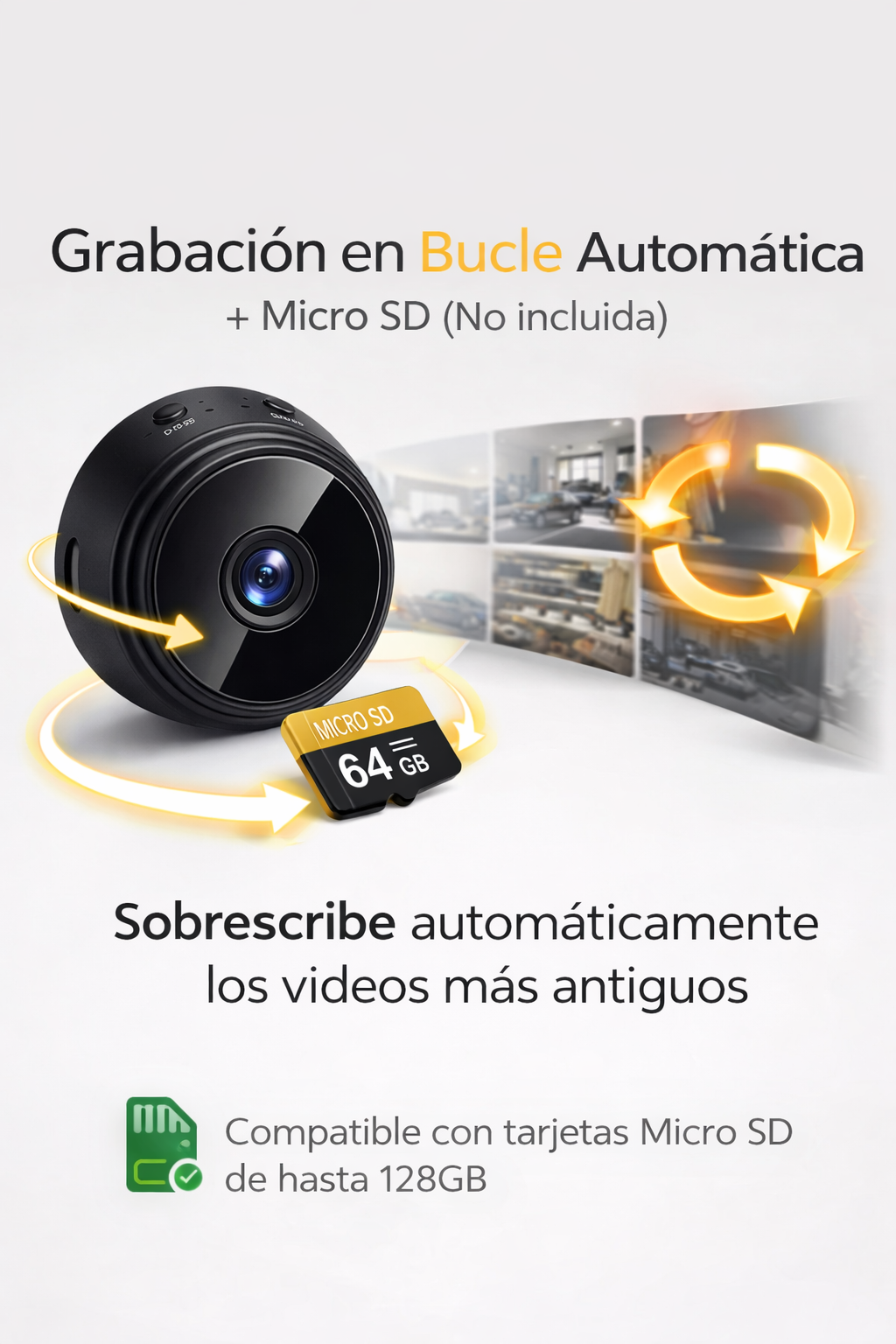 Camara wifi HD 1080p