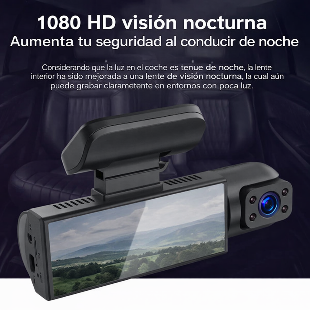 Cámara de coche con doble camara