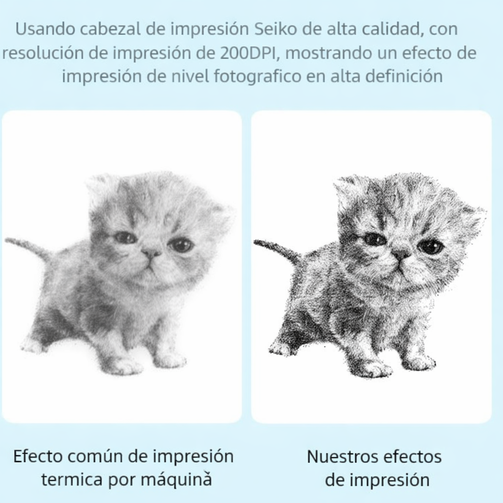 Mini impresora térmica Bluetooth portátil