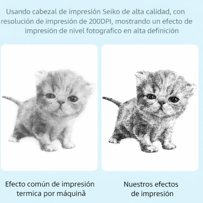 Mini impresora térmica Bluetooth portátil