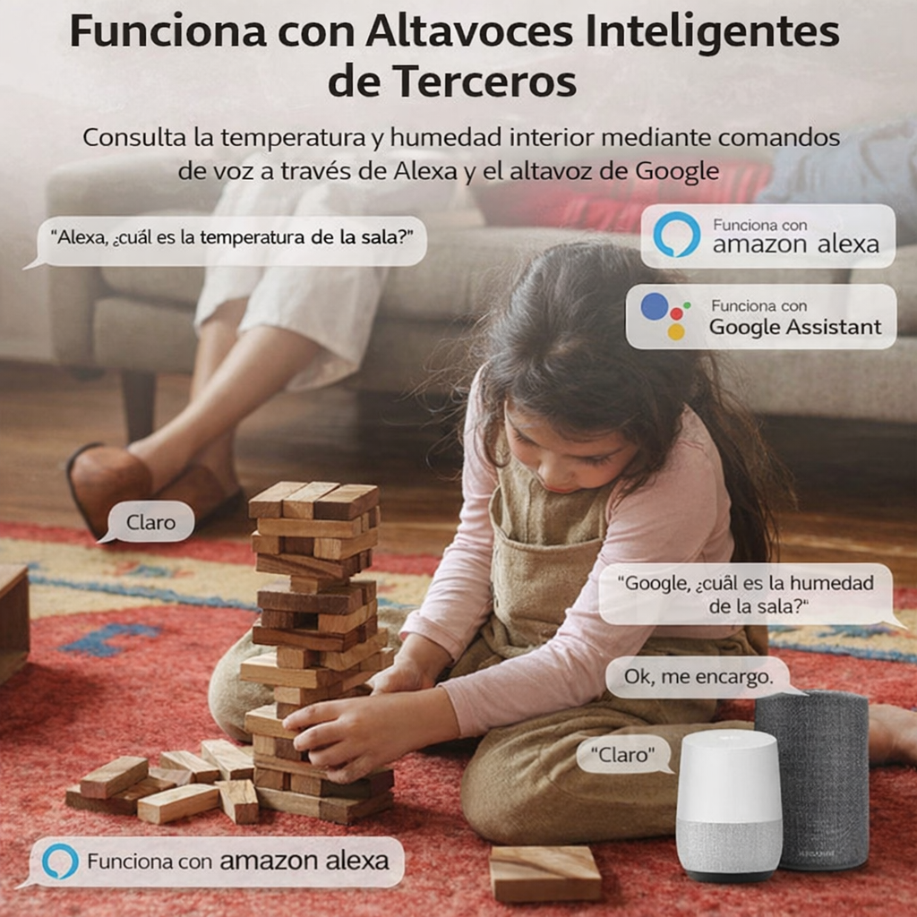 Sensor inteligente WiFi de temperatura y humedad