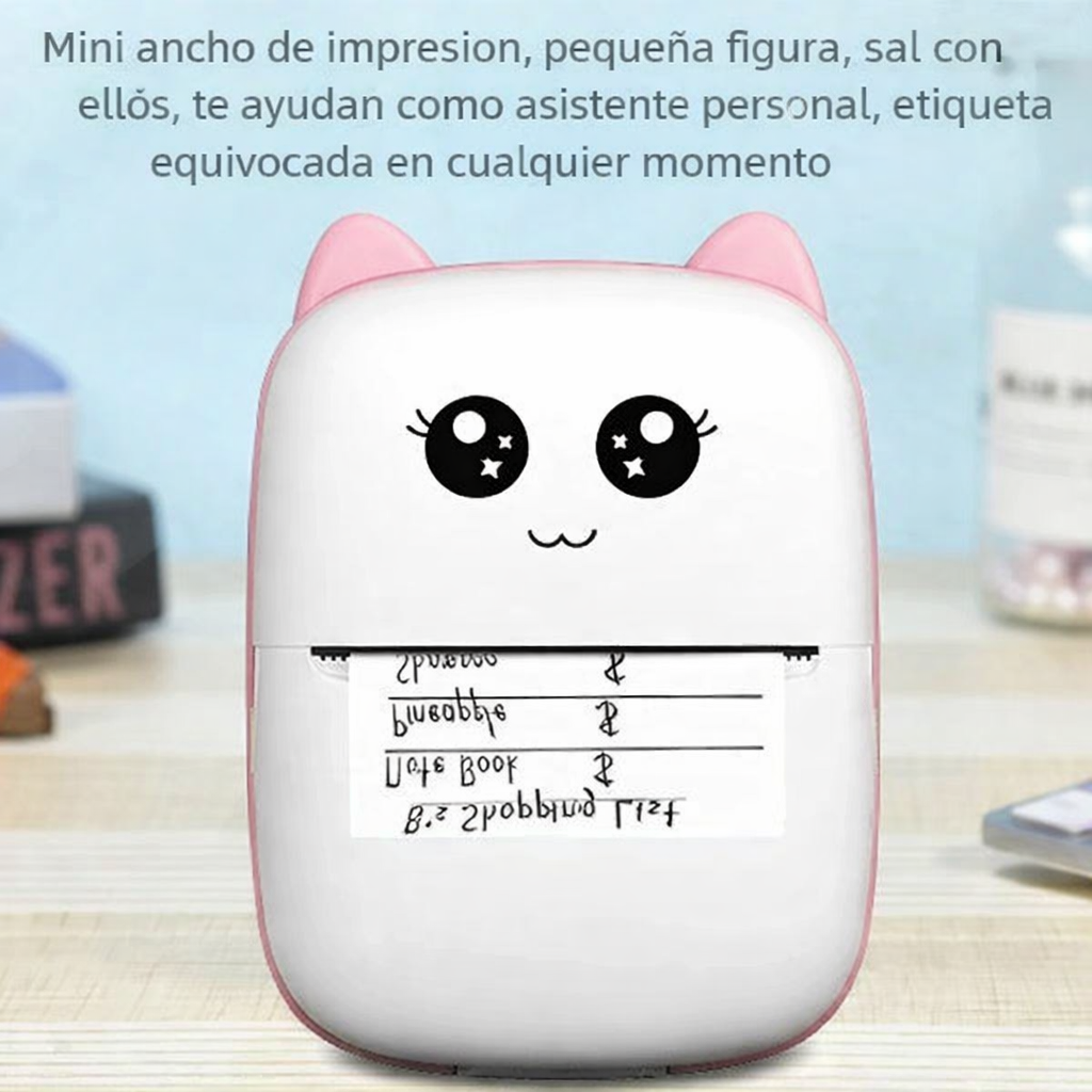 Mini impresora térmica Bluetooth portátil