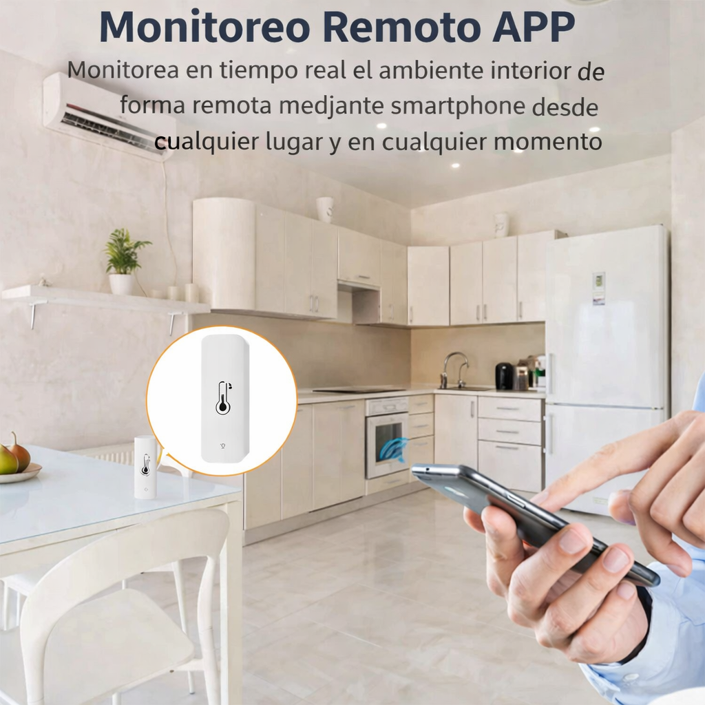 Sensor inteligente WiFi de temperatura y humedad