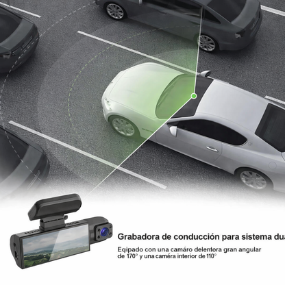 Cámara de coche con doble camara